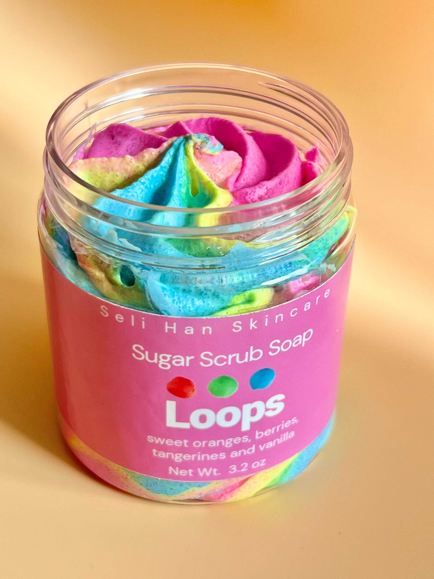 Rainbow Loops Foaming Body Sugar Scrub