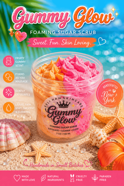 Gummy Glow Foaming Sugar Scrub