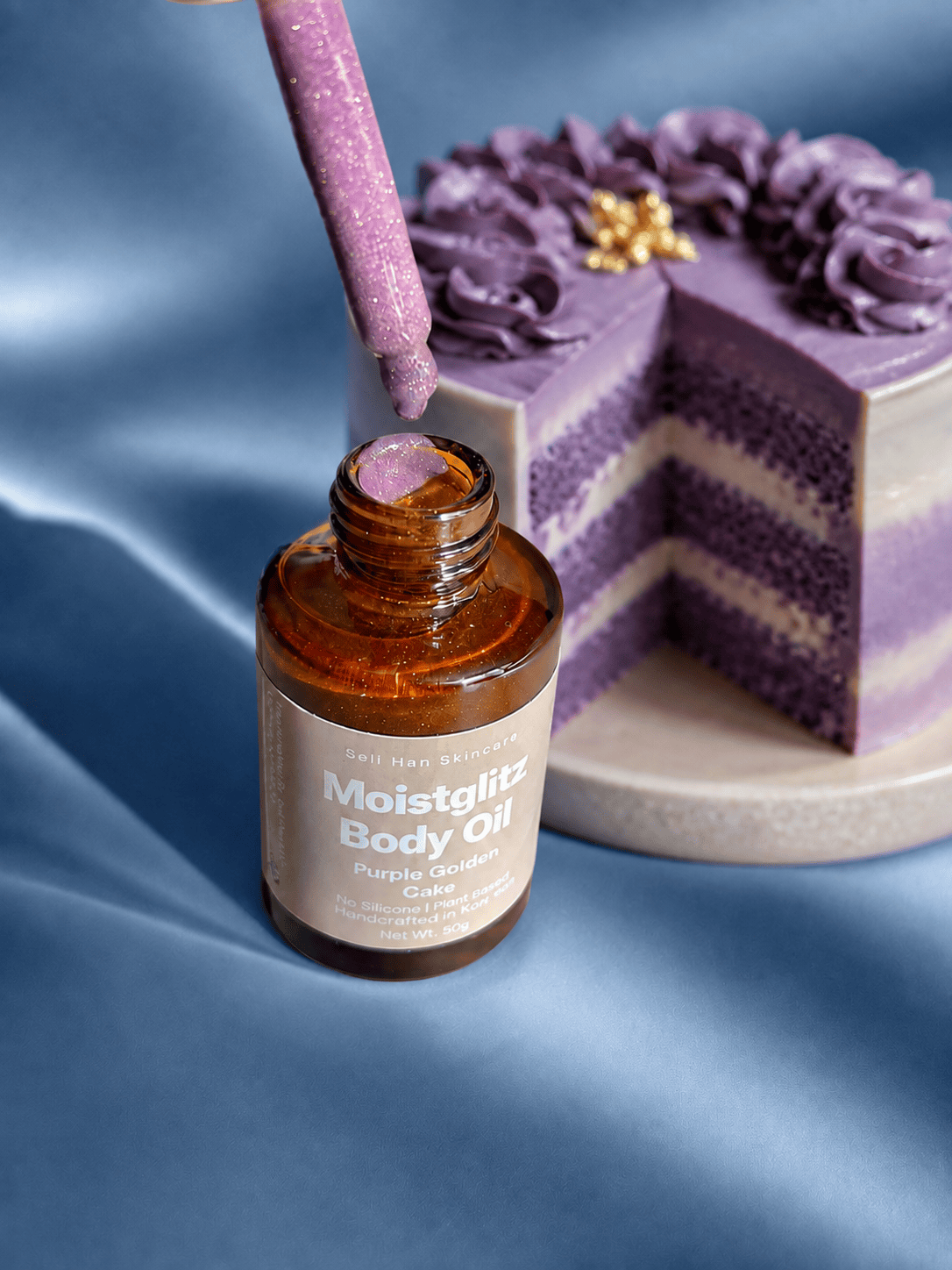 Purple Golden Cake Glimmer Body Oil
