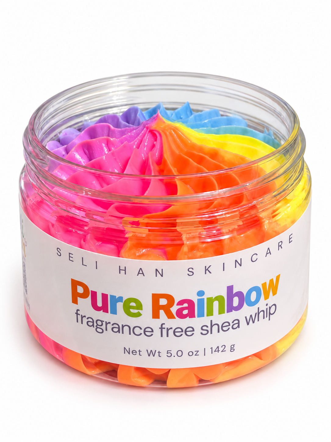 Fragrance Free Rainbow Body Butter Cream