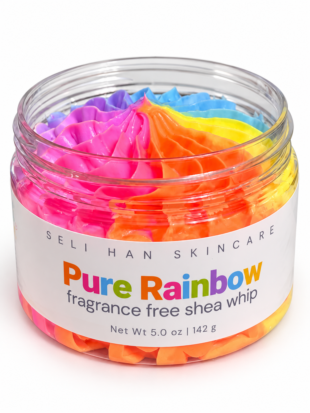Fragrance Free Rainbow Body Butter Cream