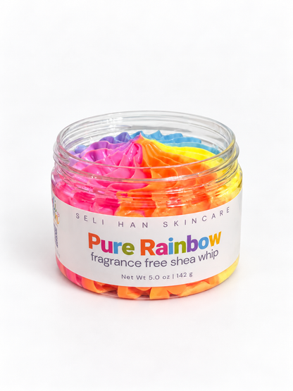 Fragrance Free Rainbow Body Butter Cream