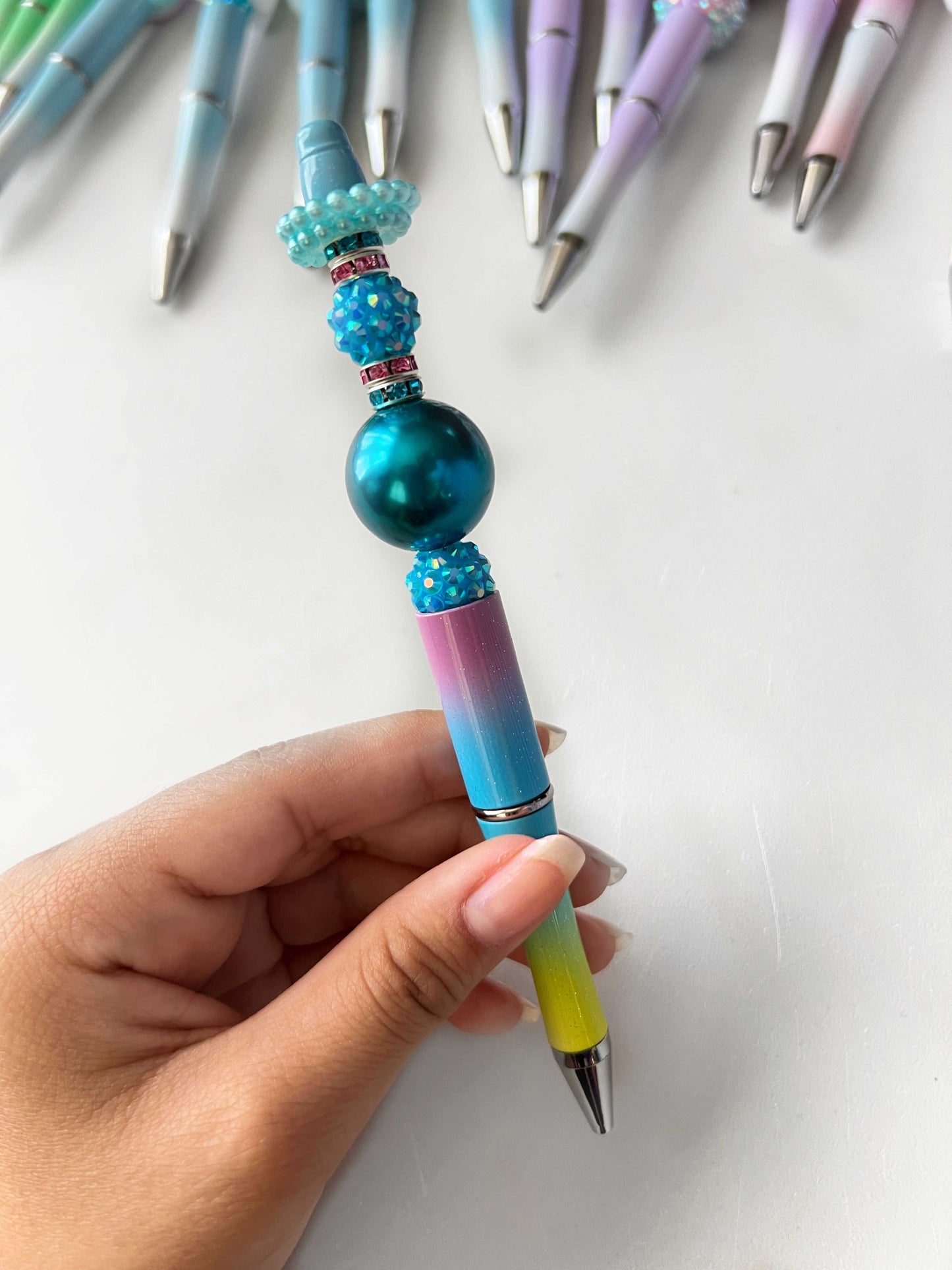 Colorful Beaded Pen #10