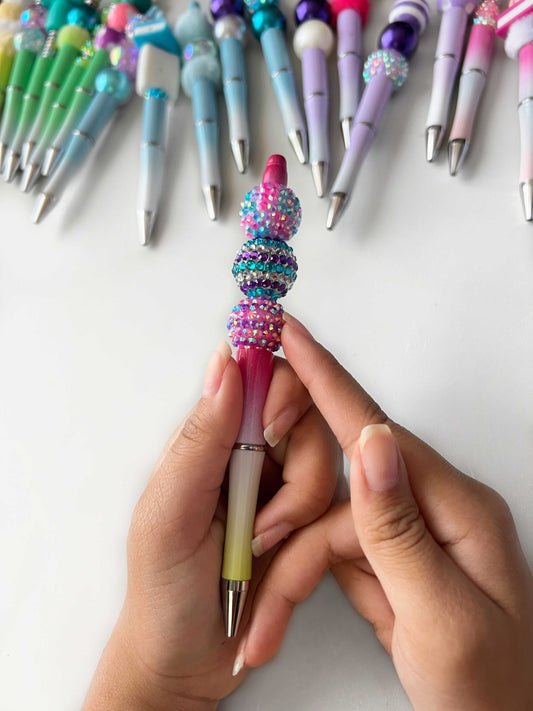 Colorful Beaded Pen #11 - Seli Han Skincare 