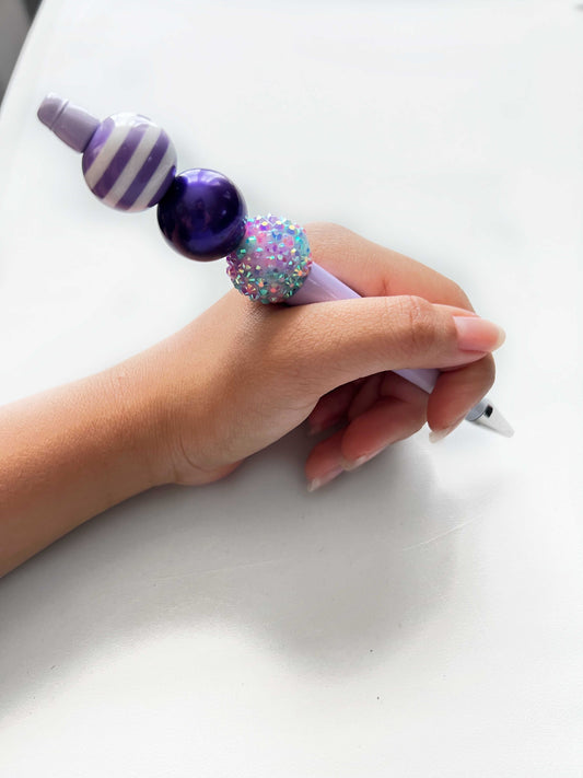 Colorful Beaded Pen #18