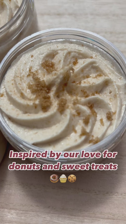 PRIVATE LABEL - (6) Foaming Body Scrub - Glazed Donut