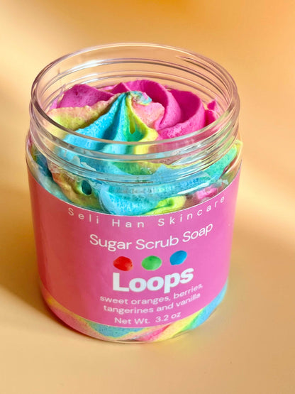 Rainbow Loops Foaming Body Sugar Scrub